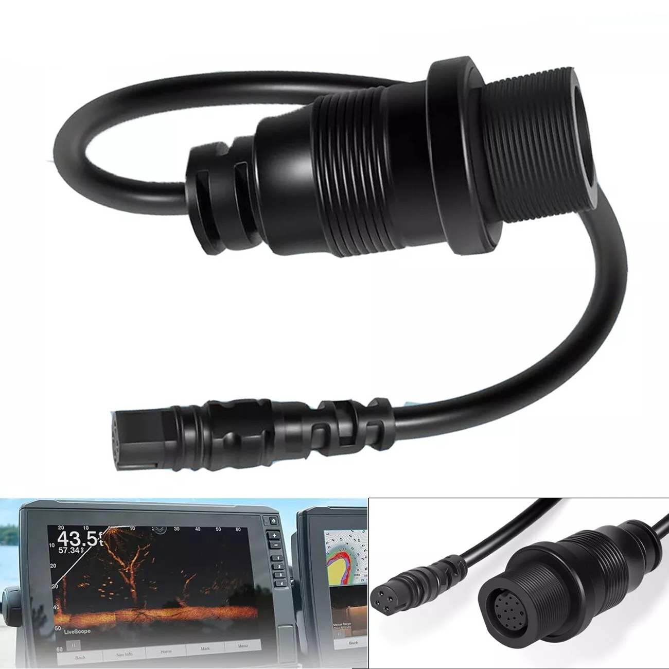 Fish Finder - 1852081 MKR-DSC-12 Adapterkabel 4-PIN voor Garmin