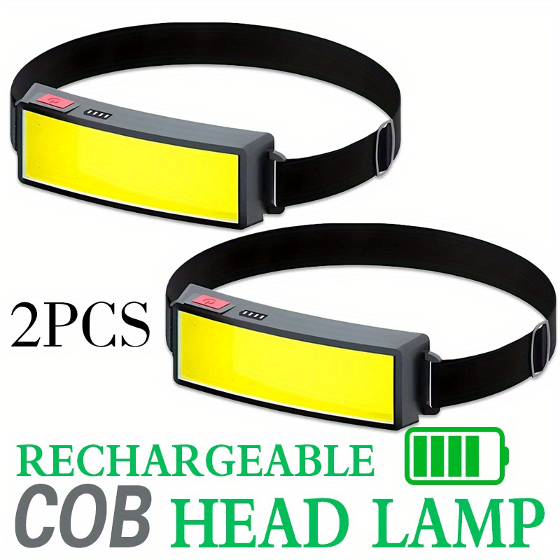 Fishing Light - USB oplaadbare COB-koplamp, 3 standen Ingebouwde