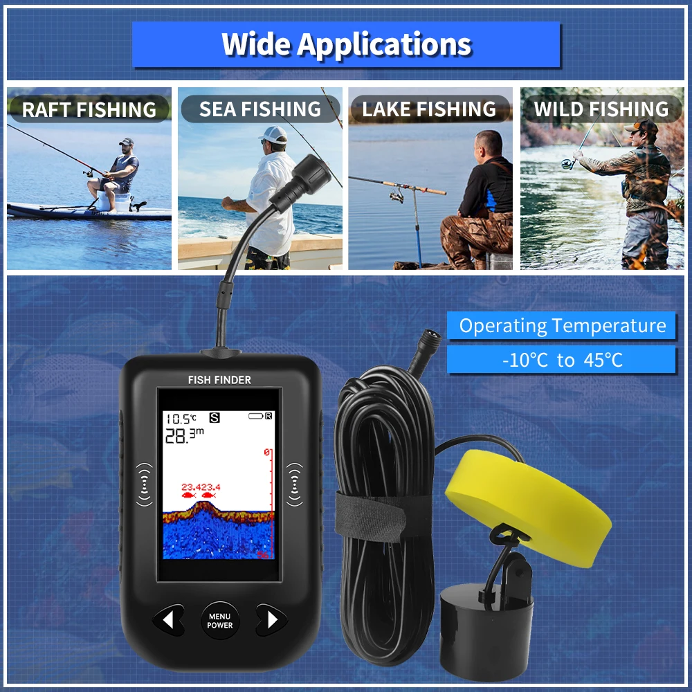 Erchang XF03 Viszoekers 45 Gra - Fish Finder Portable recensie en prijs