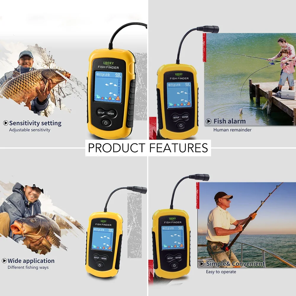 Lucky LCD-kleurenscherm Draagb - Fish Finder Gps recensie en prijs